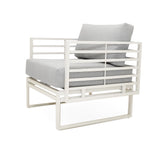 Wharf - Outdoor Light Grey and White Sofa Set - View Image 1