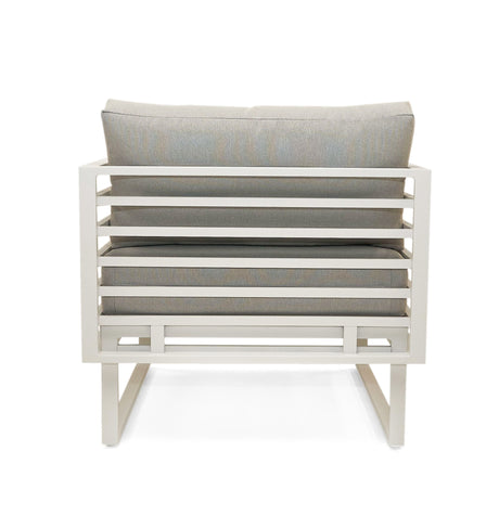 Wharf - Outdoor Light Grey and White Sofa Set - View Image 1