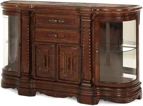 Aico Windsor Court Sideboard In Vintage Fruitwood 70007-54 - Home Elegance USA