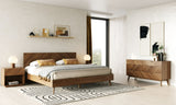Kamela -Modern Walnut EK Bedroom Set