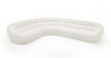 Divani Casa Yolonda - Off-White Fabric Sectional Sofa - sold by Home Elegance USA