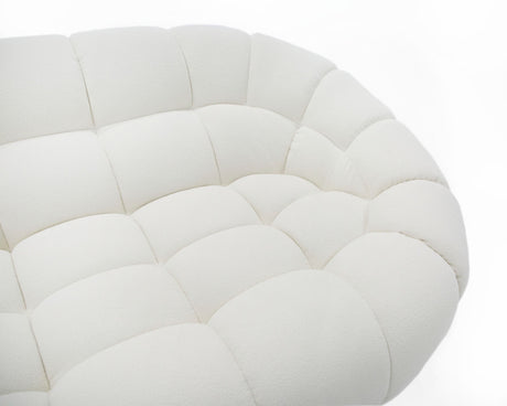 Divani Casa Yolonda - Off-White Fabric Sectional Sofa - sold by Home Elegance USA