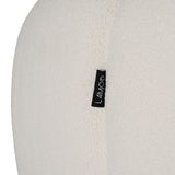Divani Casa Yolonda - Modern Curved Off-White Fabric Sofa