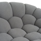 Divani Casa Yolonda - Modern Curved Light Grey Fabric Sofa Set - Home Elegance USA