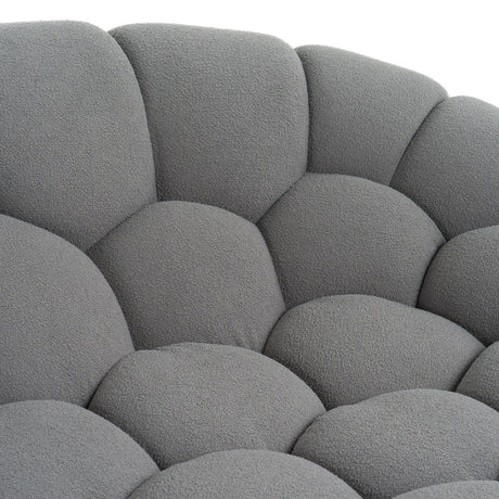 Divani Casa Yolonda - Modern Curved Light Grey Fabric Sofa Set - sold by Home Elegance USA