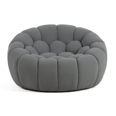 Divani Casa Yolonda - Modern Curved Light Grey Fabric Sofa Set - sold by Home Elegance USA