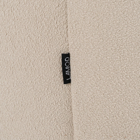 Queen Yolonda - Modern Beige Fabric Bed