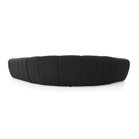Yolonda Black Fabric Curved Sectional Sofa – VIG Furniture - sold by Home Elegance USA
