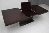 Zenith Modern Red Oak Extendable Dining Table - View Image 1