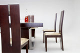 Zenith Modern Red Oak Extendable Dining Table - View Image 1