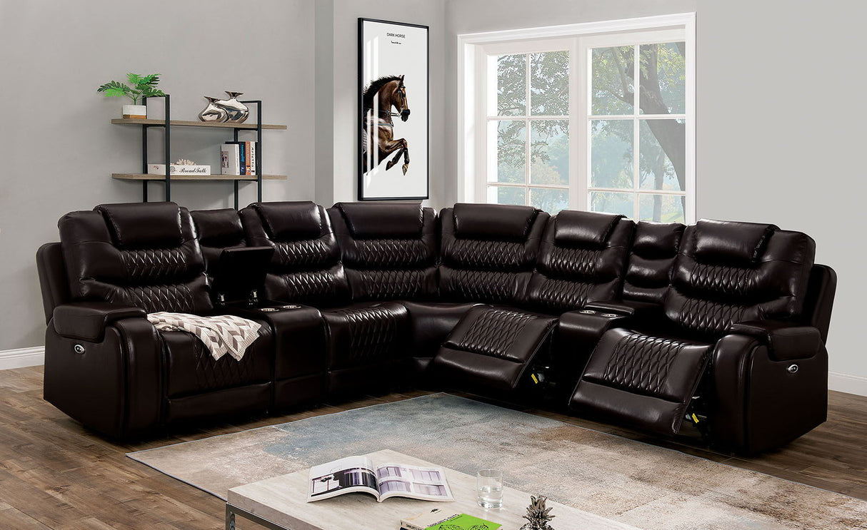 Mariah - Power Sectional - Home Elegance USA