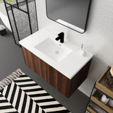 Modern Design 36 Inch Float Mounting Bathroom Vanity With Sink Soft Close Door,2 Doors-00636CAW（KD-Packing）