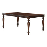 Homelegance - Creswell Dining Table In Dark Cherry - 5056-78