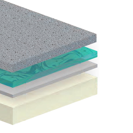 King - Capri Graphene Memory Foam 12" - Medium Feel - Home Elegance USA