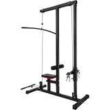 LAT Pulldown Machine Low Row Cable Pull Down Fitness Station Home Gym