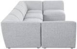 Miramar - Modular Sectional 6 Piece - Gray - Home Elegance USA