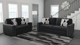 Gleston - Onyx - 4 Pc. - Sofa, Loveseat, Chair, Ottoman - Home Elegance USA