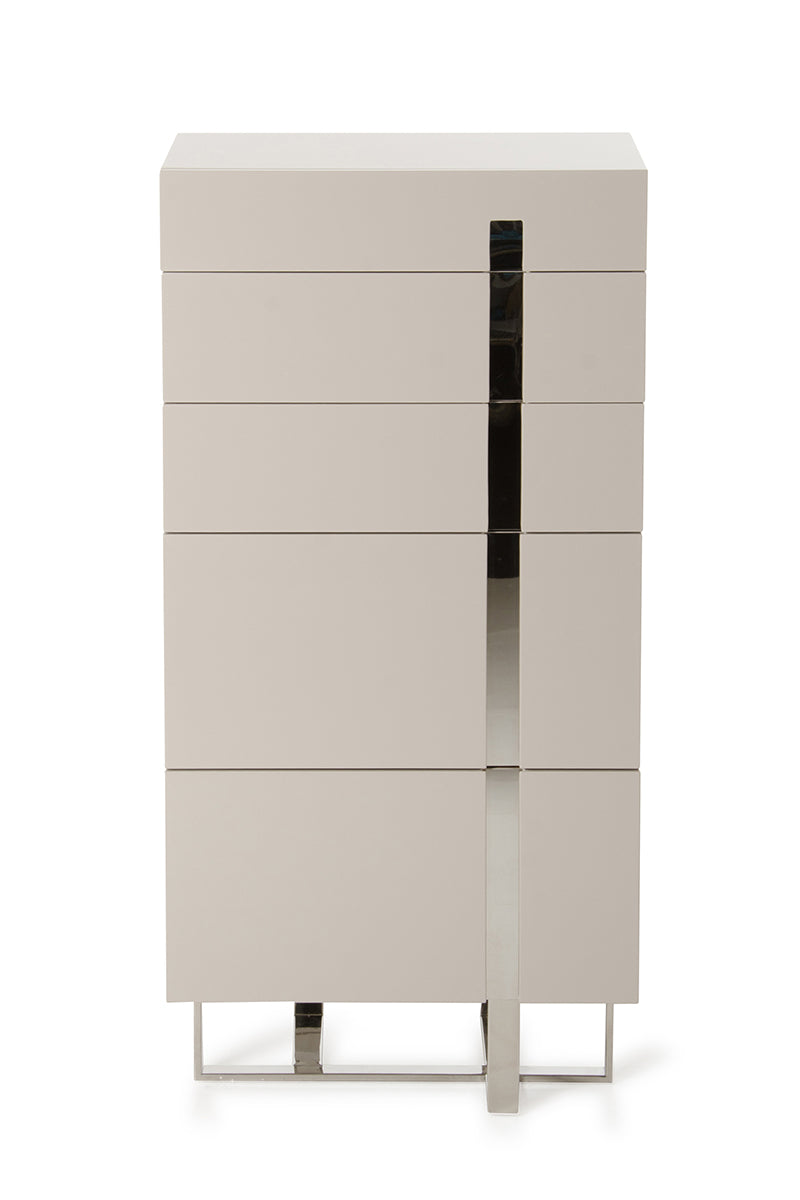 Vig Furniture Modrest Voco Modern Grey Chest