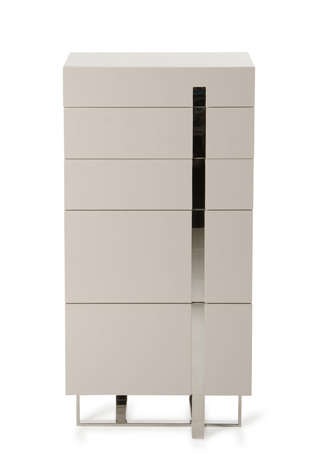Vig Furniture Modrest Voco Modern Grey Chest