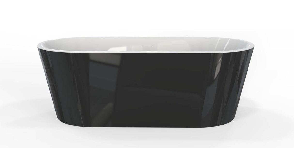 Acrylic Freestanding Soaking Bathtub-60‘’-black