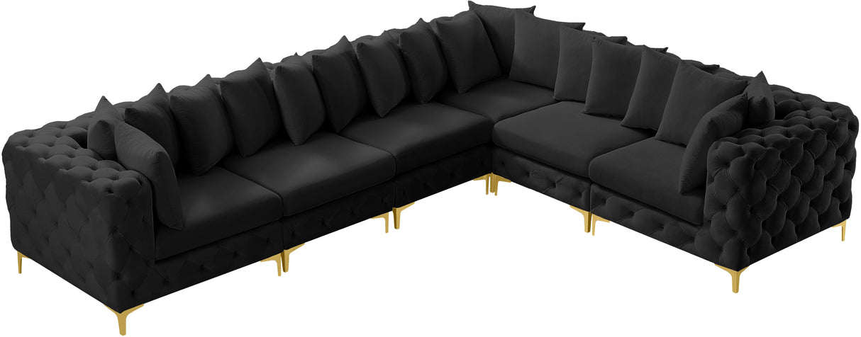 Tremblay - Modular Sectional 6 Piece - Black - Fabric - Home Elegance USA