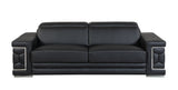 Top Grain Italian Leather Sofa Home Elegance USA