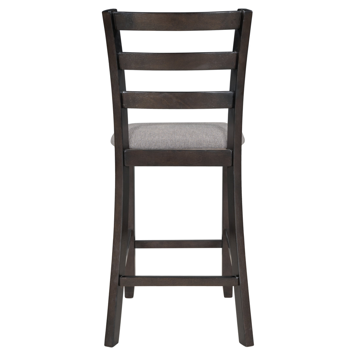 TREXM Set of 4 Wooden Counter Height Dining Chair with Padded Chairs, Espresso - Home Elegance USA