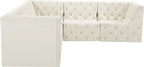 Tuft - Modular Sectional 5 Piece - Cream - Home Elegance USA