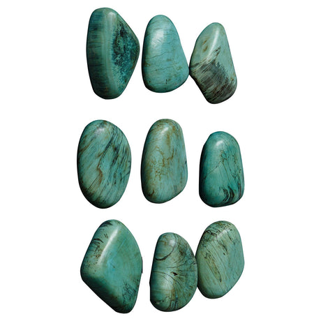 Uttermost Pebbles Wood Wall Decor - Set Of 9 - Home Elegance USA