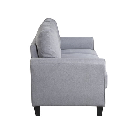 79.9" Modern Living Room Sofa Linen Upholstered Couch Furniture for Home or Office ,Light Grey*Blue,(3 - Seat,Old Sku:WF288519AAC) - WF300332AAC - image - 9