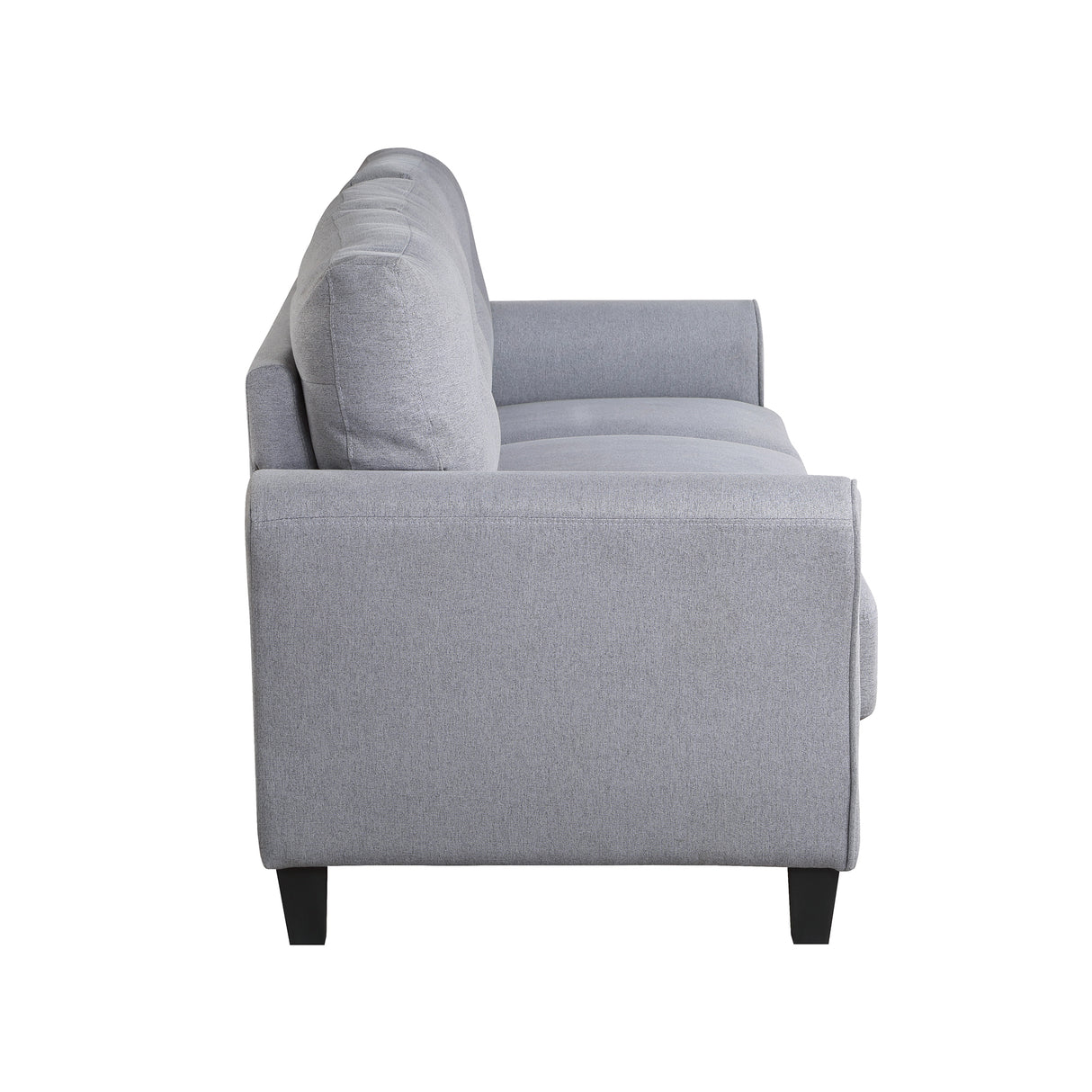 Modern Living Room Sofa Set Linen Upholstered Couch Furniture for Home or Office ,Light Grey-Blue,(1+3-Seat,Old Sku:SG000371AAA) Home Elegance USA