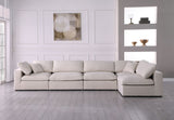 Plush - Cloud Modular Sectional 5 Piece - Cream - Home Elegance USA