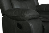 Global United Transitional Leather-Air Reclining Sofa - Home Elegance USA