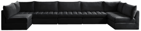 Jacob - Modular Sectional 7 Piece - Black - Home Elegance USA