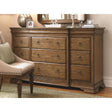 New Lou Drawer Dresser Cognac Finish with 12 Drawers | Universal