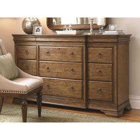 New Lou Drawer Dresser Cognac Finish with 12 Drawers | Universal