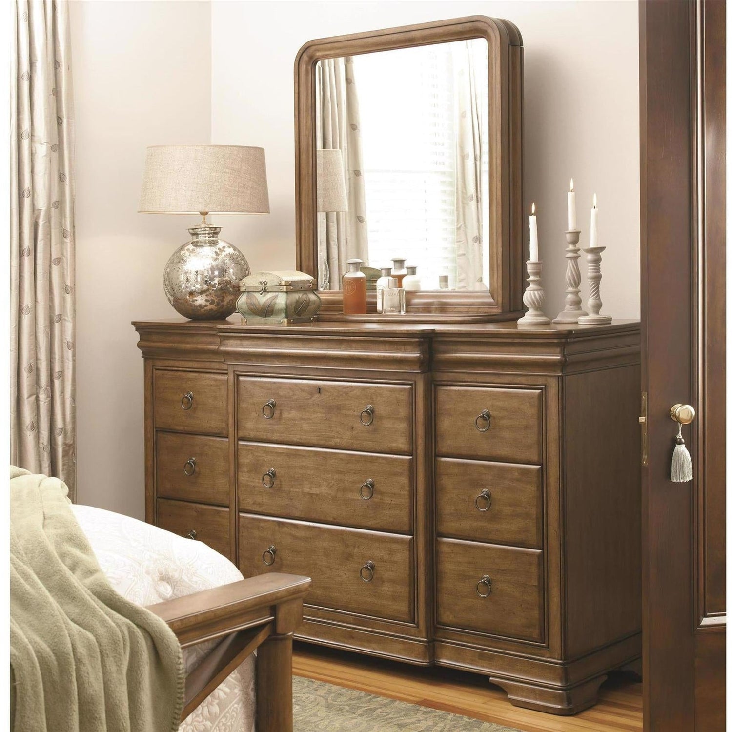 Universal Furniture New Lou Vertical Storage Mirror