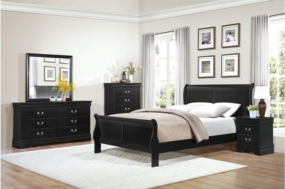 Homelegance - Mayville 6 Piece Queen Bedroom Set - 2147Bk-1-6Set