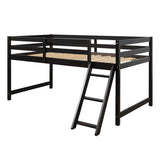 Twin over full bunk bed (Espresso) ( old sku: WF193722AAP ) - Home Elegance USA