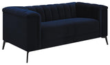 Chalet - 2 Piece Living Room Set - Blue - Home Elegance USA