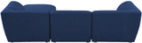 Miramar - Modular Sectional 4 Piece - Navy - Fabric - Home Elegance USA