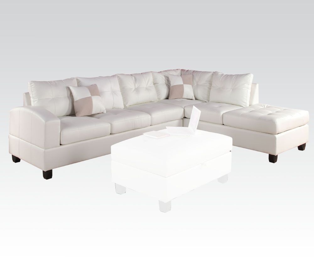 Kiva - Sectional Sofa (Reversible w/2 Pillows) - Home Elegance USA