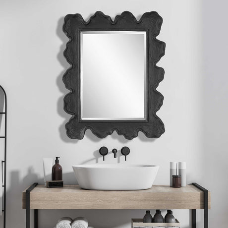 Uttermost Sea Coral Black Mirror - Home Elegance USA