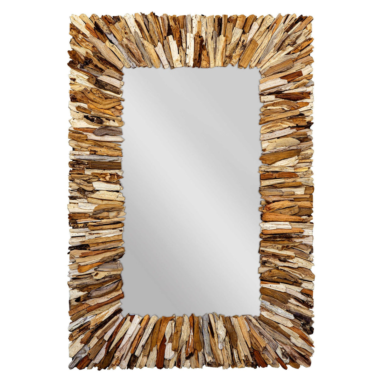 Uttermost Teak Branch Rectangular Mirror - Home Elegance USA