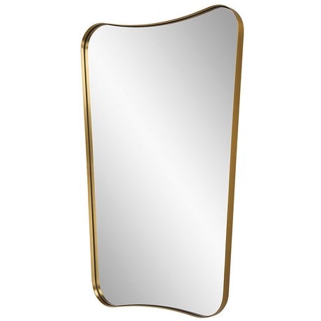 Uttermost Belvoir Brass Mirror - Home Elegance USA