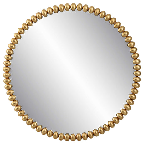 Uttermost Byzantine Round Gold Mirror - Home Elegance USA