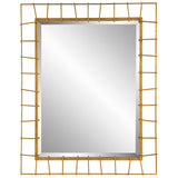 Uttermost Townsend Antiqued Gold Mirror - Home Elegance USA