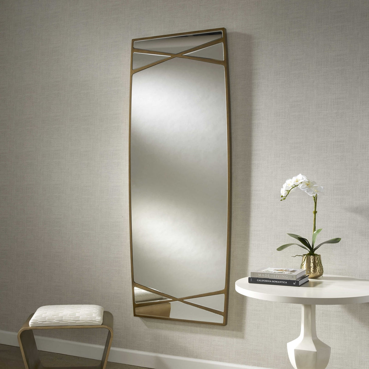 Uttermost Gentry Oversized Gold Mirror - Home Elegance USA