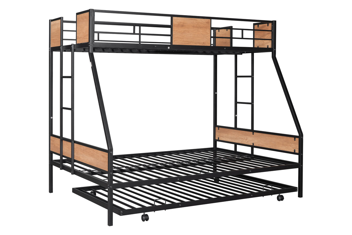 TWIN OVER FULL BUNK WITH TRUNDLE (old sku: W42737495) - Home Elegance USA