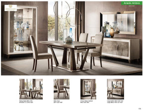 Arredoambra 8 Piece Dining Room Set W-1Ext - Arredoambrachair-8Set | ESF